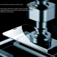 Protection d'écran en verre trempé 9H anti-espion 360° pour téléphone portable, couverture intégrale incassable