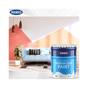 KOBG Eco-Friendly Smooth for Acrylic Latex <strong>Paint</strong> Low VOC Water-Based Exterior Wall Coating Brush Customized Colors 25kg - Product Image 1