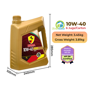 Huile moteur <span class=keywords><strong>10W</strong></span> <span class=keywords><strong>40</strong></span> 4 litres API SN Huile moteur pour voitures - Product Image 3