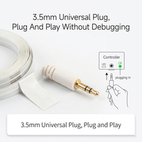 Système d'alarme de détection de fuite d'eau GOLDKOON GDL3 sans fil 3,5 mm TCP LORA NB-IoT ZIGBEE avec prise en charge de l'application Tuya, certifié CE/FCC/RoHS