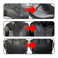 Kit de soin du cuir professionnel Daan Luxury 6-en-1 avec huile de vison et brosse en crin de cheval dans un coffret cadeau cylindrique noir