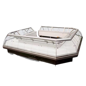 Siêu Thị Làm Mát Bằng Không Khí Tương-Giữ Tủ Hình Vòng Cung Lạnh Trái Cây Hiển Thị Hình Elip Vịt Cổ Tủ Góc - Product Image 3