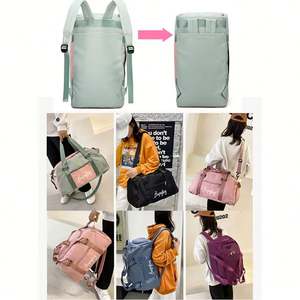 Sac de voyage en polyester Oxford imperméable tout usage avec grande capacité - Sac de sport unisexe pour les activités de plein air et de gym - Product Image 6