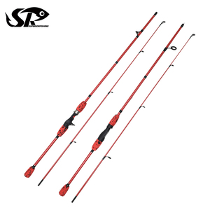 Superorfishing超轻纺丝杆1.8m 2.1m 2.4m库存中等作用碳纺丝铸造钓鱼杆 - Product Image 2