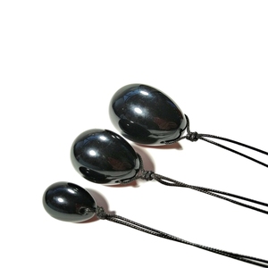 DIY, la mejor oferta, palillo de huevos de <span class=keywords><strong>Jade</strong></span> Yoni, 3 uds., cristal de cuarzo Natural perforado, huevos de <span class=keywords><strong>Jade</strong></span>, adornos de piedra para masaje, decoración de jardín - Product Image 2