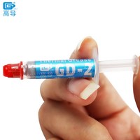 13 Pièces de Pâte Thermique Grise GD-2, Emballage en Seringue Courte de 1 Gramme, Composés Thermiques pour Refroidisseur de Processeur d'Ordinateur et de Carte Graphique