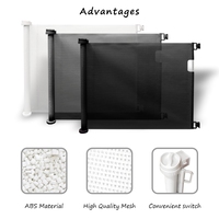 Barrière d'escalier rétractable PRODIGY SG008 pour bébé, prix fabricant, idéale pour la sécurité des bébés