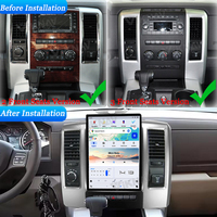 Autoradio Android avec écran tactile de 13,8 pouces pour Dodge Ram 2008-2011, CarPlay sans fil, navigation GPS, lecteur multimédia