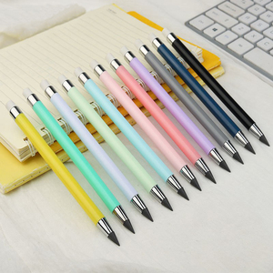 <span class=keywords><strong>Crayon</strong></span> rond éternel Bview Art, lot de 12, sans <span class=keywords><strong>taille</strong></span>-<span class=keywords><strong>crayon</strong></span>, mine de <span class=keywords><strong>crayon</strong></span> non cassable, avec gomme, encre sans encre, <span class=keywords><strong>dessin</strong></span> pour enfants - Product Image 4