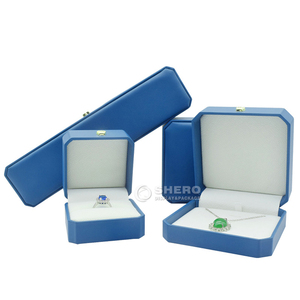 White Jewellery <b>Leather</b> Jewelry Package Ready to Ship Necklace Shipping Custom LOGO Wholesale <b>Bracelet</b> Box Packaging Gift Boxes - Product Image 1