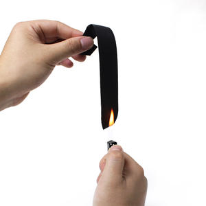 ผ้าฟลีซโพลีเอสเตอร์ PET สีดำส้ม ทนไฟ สำหรับหุ้มเครื่องยนต์รถยนต์ เทปพันสายไฟรถยนต์ - Product Image 4