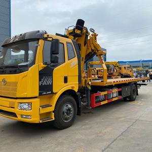 Camion de remorquage lourd à une ou deux voies avec grue à flèche articulée, pour le remorquage complexe et le dégagement des véhicules accidentés lourds - Product Image 2