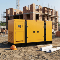 Générateur diesel super silencieux 400 KVA 300 kW triphasé insonorisé industriel de secours ATS à refroidissement par eau