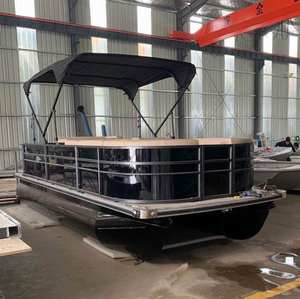 Bateau de pêche <span class=keywords><strong>Gospel</strong></span> Boat 7m/23ft, <span class=keywords><strong>meilleur</strong></span> bateau ponton familial pour les loisirs, bateau en aluminium - Product Image 1