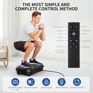 2025 Nwe tendance produit brûlant graisse poids perdre puissant Mini corps entier exercice oscillant Vibration plate-forme plaque Machine - Product Image 2