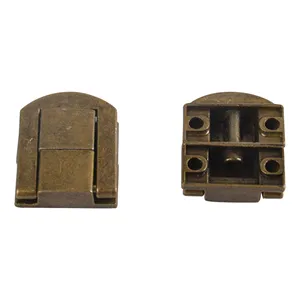 Заводская цена 25x20 мм Античная латунная металлическая коробка аксессуары деревянная коробка аппаратные застежки и замки