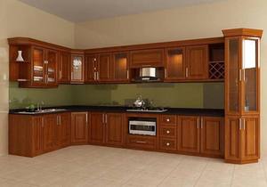 Cocina americana, coctelera de madera maciza, despensa, puertas de armario - Product Image 4