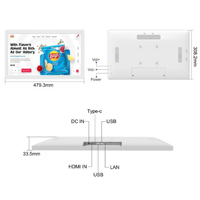 NW2195T Tablette Android 11 21,5 pouces avec écran tactile Incell rétroéclairé LED IPS 2K, utilisation professionnelle, montage mural VESA, PoE, RJ45, Wifi6, nouvelle