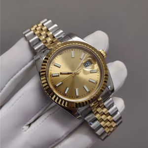 Reloj Mecánico para Hombre de 44 mm, de Lujo, con Caja Redonda de Acero Inoxidable, Cristal de Zafiro, Resistente al Agua hasta 100 m, con Calendario - Product Image 1