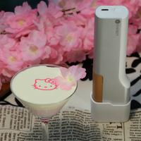 Imprimante jet d'encre DTF portable automatique avec tête d'impression XP600 pour l'impression d'étiquettes de café, de tubes de tatouage et de factures avec encre comestible