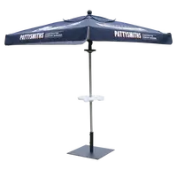 Ombrelle imperméable pour Patio et jardin, parapluie d'extérieur avec éclairage, produit publicitaire, 2021