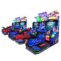 Simulateur de course de moto Speed Racer, machine de jeu d'arcade à monnayeur pour divertissement intérieur, jeu de course automobile sportive à vendre