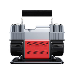 ปั๊มลมแบบพกพา 60 มม. สองสูบ 150psi ไร้สาย สำหรับยางรถยนต์และรถบรรทุก 12V DC ผลิตจากโลหะและ ABS - Product Image 1