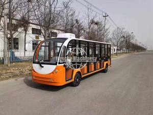 Transport vert de voiture électrique pure 10 chariots de golf de passager de sièges avec la navette gratuite de voiture de visite de bonne qualité - Product Image 3