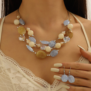 Magnifique ensemble de bijoux de mariée indiens de style Bollywood, élégant, scintillant, rose et argenté, bicolore, pour mariage - Product Image 3