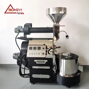 3kg Roasted Coffee Beans Machine with Large Cooling Tray Gas Electric Heating Coffee Roaster