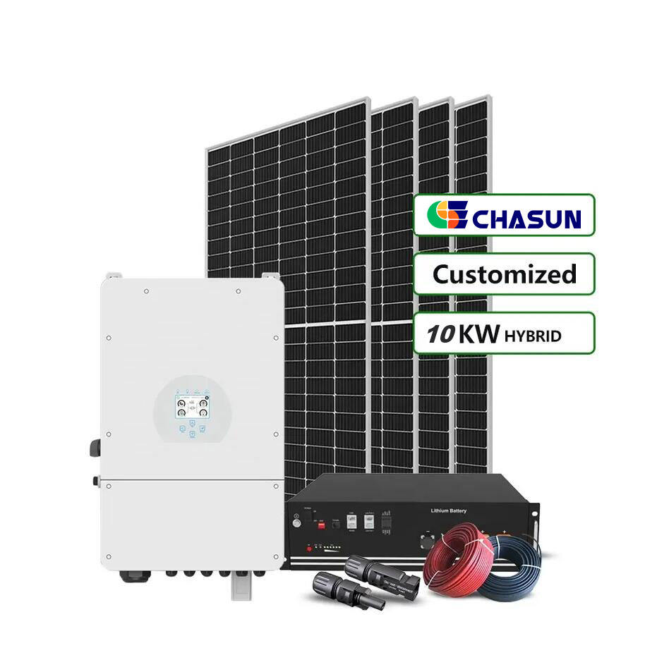 5KW 10KW Hybrid Solar System Home Chasun Customized Germany Solar ...