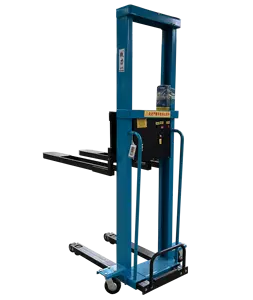 Nâng Xe nâng Hướng dẫn Sử dụng bán điện nâng lên Stacker 1 tấn 1.6 mét xếp chồng xe nâng