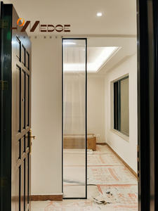 Gabinete de partición moderno Gabinete de porche de entrada impermeable Partición Puerta opuesta Crema Pantalla de puerta de viento Gabinete de partición - Product Image 5