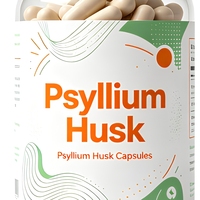 Suplemen Kapsul Serbuk Psyllium Husk Murni OEM/ODM untuk Kesehatan, Kapsul Psyllium Husk Alami, Serat Alami untuk Detoksifikasi Diet