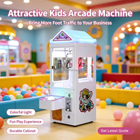 Mini machine à griffes pour enfants, jeu de grue d'amusement à monnayeur, distributeur de jouets économique