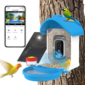 Mangeoire à oiseaux OEM/ODM AI avec caméra Smart <span class=keywords><strong>Bird</strong></span> Box 100% Maison d'identification d'oiseaux AI à énergie solaire pour jardin - Product Image 2