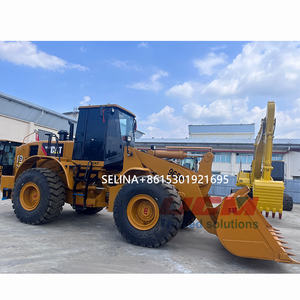 Pala cargadora de ruedas Caterpillar 966H usada de Japón con motor de carga nominal de 6 toneladas y bomba como componentes principales - Product Image 1