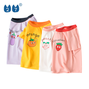 Camiseta de algodón de Boutique <span class=keywords><strong>para</strong></span> niños, ropa colorida de verano - Product Image 1