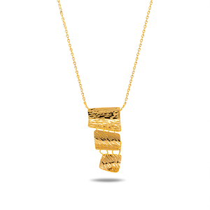 Collar con Colgante de Moda, Acero Inoxidable 316L, Baño de Oro PVD, Diseño Moderno, Resistente y Sostenible, Joyería de Diseño - Product Image 2