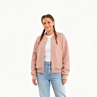 Veste légère en microfibre de haute qualité personnalisée, veste pour femmes, veste de sport pour femmes avec fermeture éclair