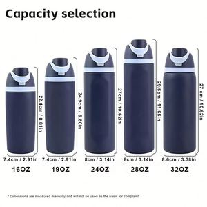 Bouteille d'eau sport en acier inoxydable avec logo personnalisé, thermos isotherme sous vide pour cadeaux promotionnels - Product Image 6