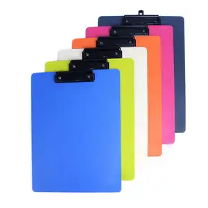 Nhựa Trong Suốt Trọng Lượng Nhẹ Đầy Màu Sắc Clipboard Tập Tin Thư Mục Tùy Chỉnh Clipboard Tập Tin Thư Mục