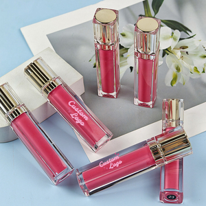 Venta al por mayor de cosméticos veganos libres de crueldad rosa claro brillo de labios desnudo proveedor de etiqueta privada brillo de labios - Product Image 3