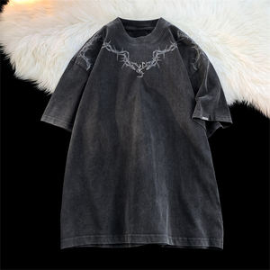 T-shirt unisexe 100% coton confortable et respirant avec impression personnalisée avec logo T-shirt - Product Image 3