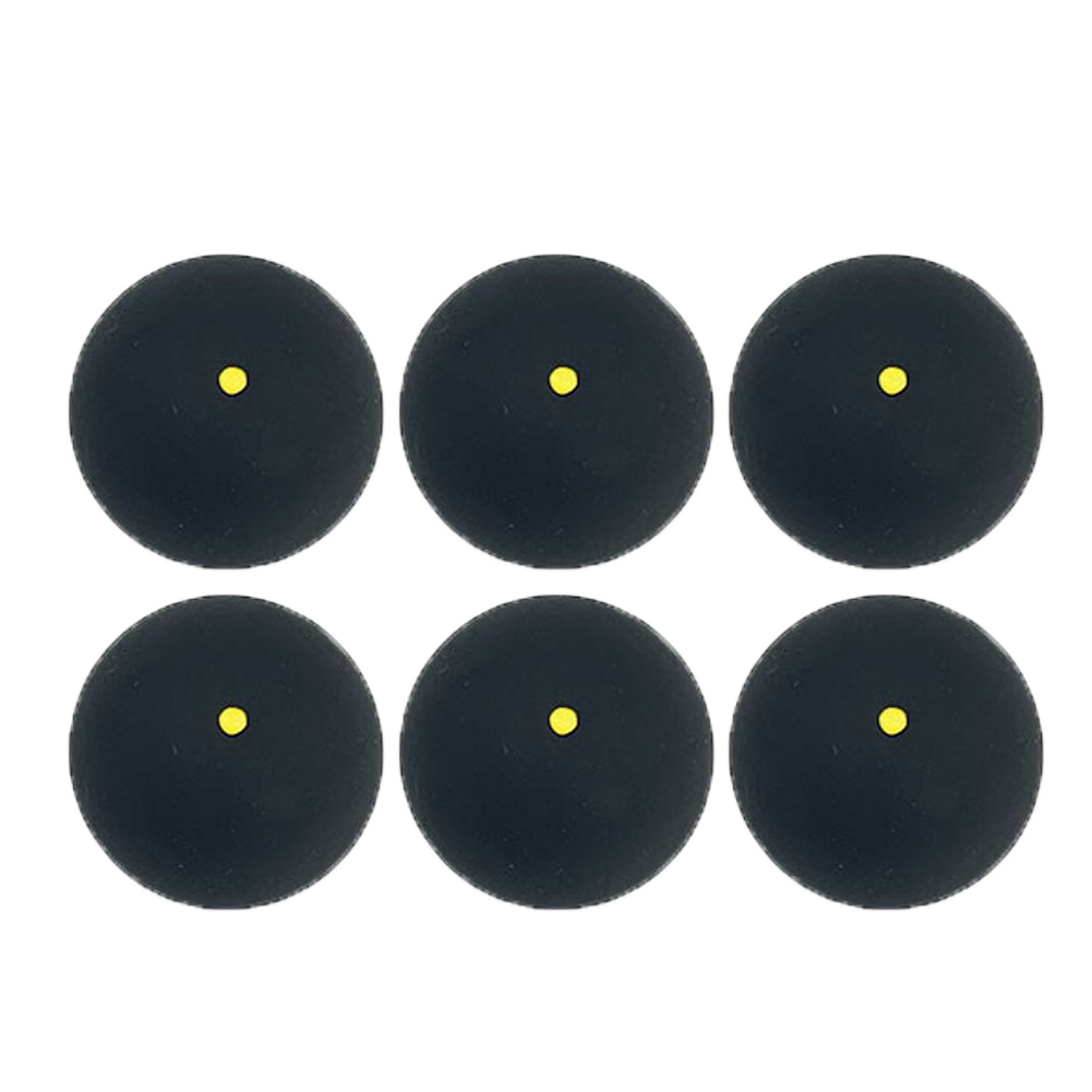 Professional Single Yellow Dot Squash Ball for Sports Fitness Training Single Dot Rebound Squash Ball