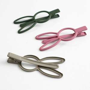 หมุด<span class=keywords><strong>ผม</strong></span><span class=keywords><strong>สาว</strong></span>สีสันสดใส<span class=keywords><strong>ทรง</strong></span><span class=keywords><strong>ยาว</strong></span>น่ารักสไตล์<span class=keywords><strong>เกาหลี</strong></span>,เครื่องประดับผมโลหะผสมรูปทรงเรขาคณิตกระต่ายสำหรับตกแต่งกิ๊บติด<span class=keywords><strong>ผม</strong></span> - Product Image 3