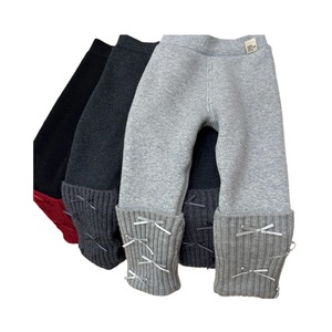 Tongxingyuan Baby Knitted Leggings Gray Alpaca Wool Lining Winter Unisex Straight Fit - Product Image 4
