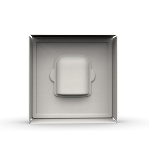 Bandeja de pulpa Biodegradable, productos electrónicos de prensa húmeda, embalaje de pulpa moldeada desechable para auriculares de airpods - Product Image 2