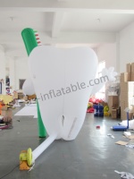 Meilleur vendeur dentaire gonflable personnalisable de mascotte pour le bureau dentaire et le marketing de soins bucco-dentaires