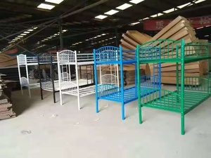 Bunkbed Full Queen Twin Single Double Size Metal Frame Steel Bunk <b>Bed</b> for Sale - Product Image 3